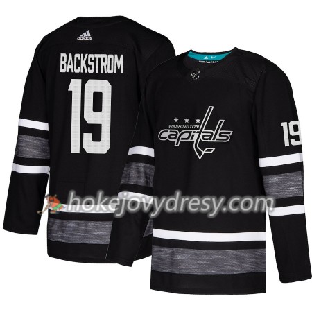 Pánské Hokejový Dres Washington Capitals Nicklas Backstrom 19 Černá 2019 NHL All-Star Adidas Authentic